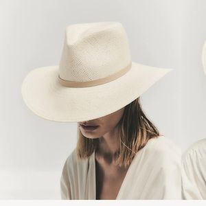 Janessa Leone Sherman Hat - Natural - Medium - NWOT